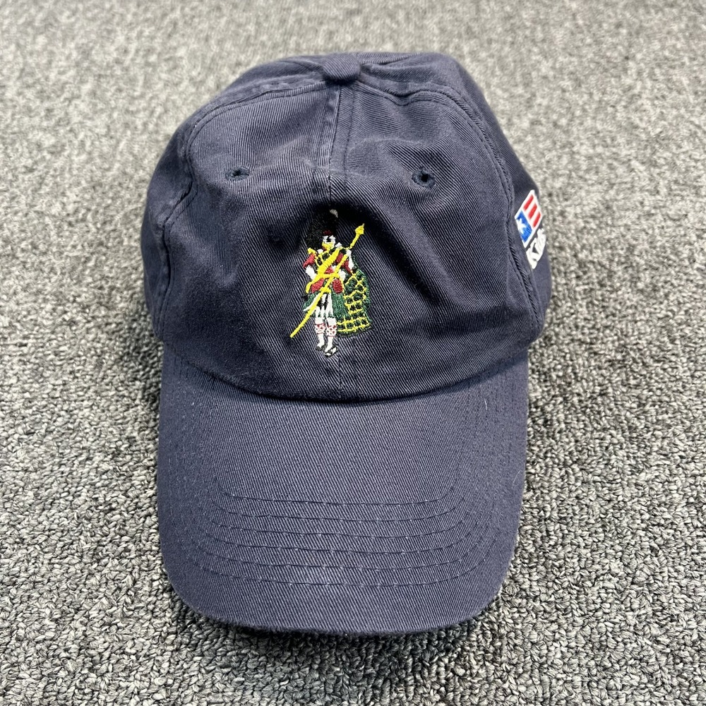 U.S. Kids Golf Vintage Navy Blue Bagpiper Embroidered Hat OSFM‎ Adjustable Cap
